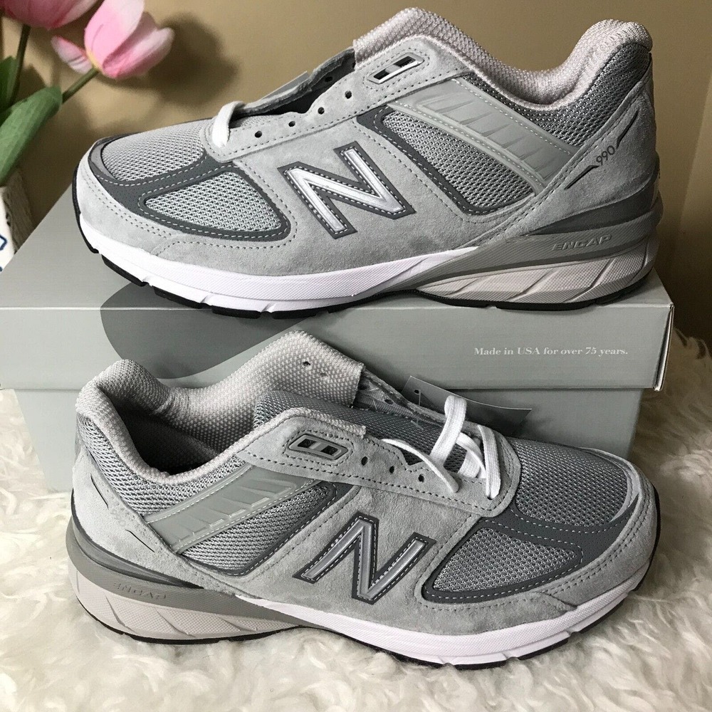 New Balance 990v5 Made In USA Castlerock Grey W990GL5 Women's Athletic Sneakers - Picture 2 of 6